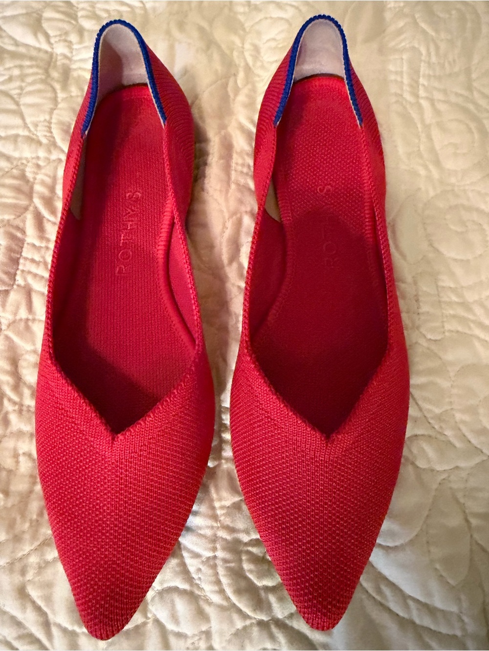 Rothy's Red The Point Ballet Flats